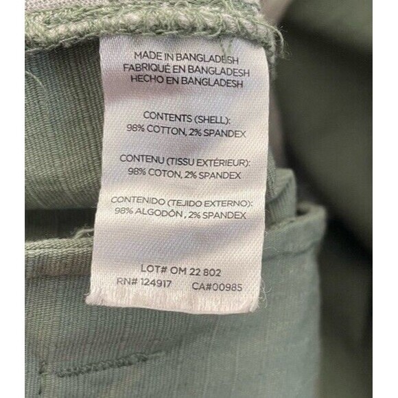 Onia All Terrain Ripstop Joggers Cotton Stretch Water Resistant Green Pants XL - Picture 6 of 9